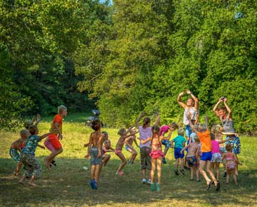 activités sportives enfant camping dordogne