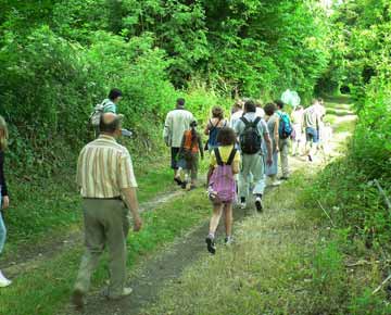 Balade à pied camping Dordogne